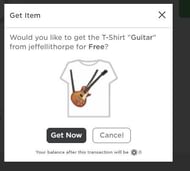 Press the button labelled "Get Now"